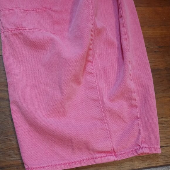 GAP mid rise ultra soft easy horseshoe jeans in sugar pink (L) - Picture 9 of 16